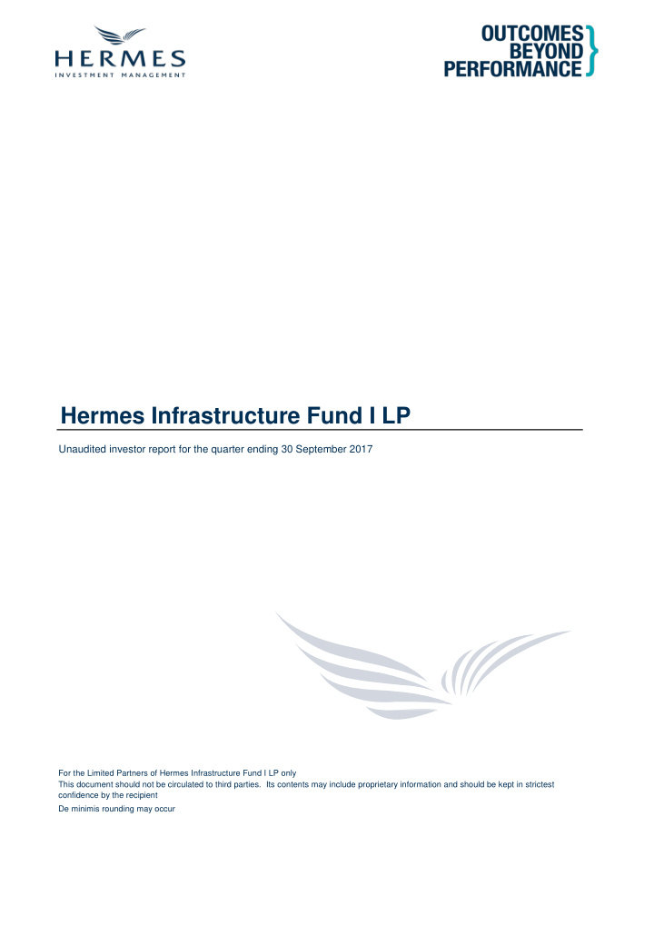 hermes infrastructure fund i lp