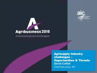 chall  llenges s   Opp  Oppor  ortu  tunities &amp;  nities &amp; Thr  hrea  eats  ts  David