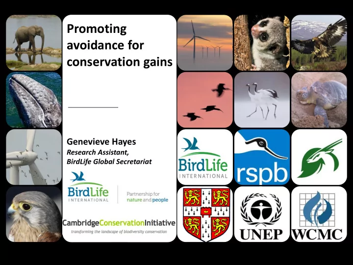 conservation gains
