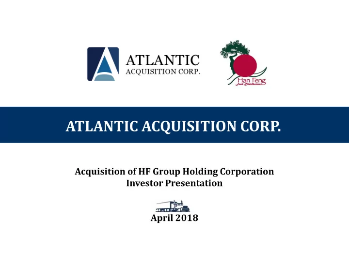 atlantic acquisition corp