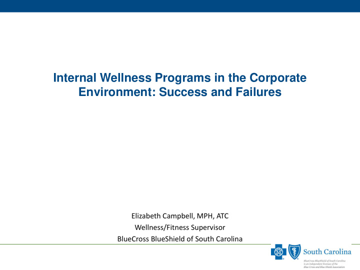 internal wellness programs in the corporate