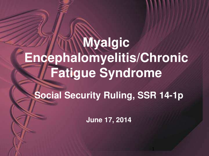 myalgic encephalomyelitis chronic fatigue syndrome