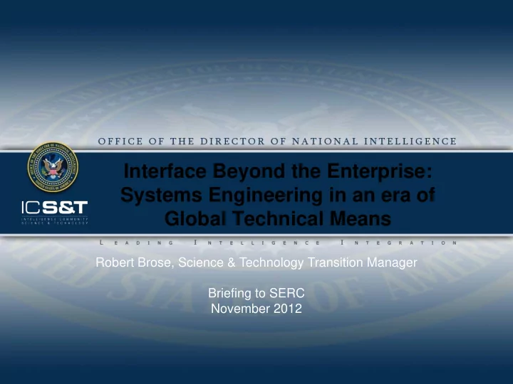 interface beyond the enterprise systems engineering in an