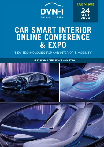CAR SMART INTERIOR  ONLINE CONFERENCE  &amp; EXPO NEW TECHNOLOG IES FOR CAR INTERIOR &amp;