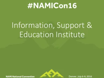 Education Institute  Agenda  Welcome  What is ISE?  Information &amp; Engagement Services