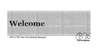 2015 CTDS Year End Awards Banquet  2015  39 Junior members. Riders qualify for Junior status