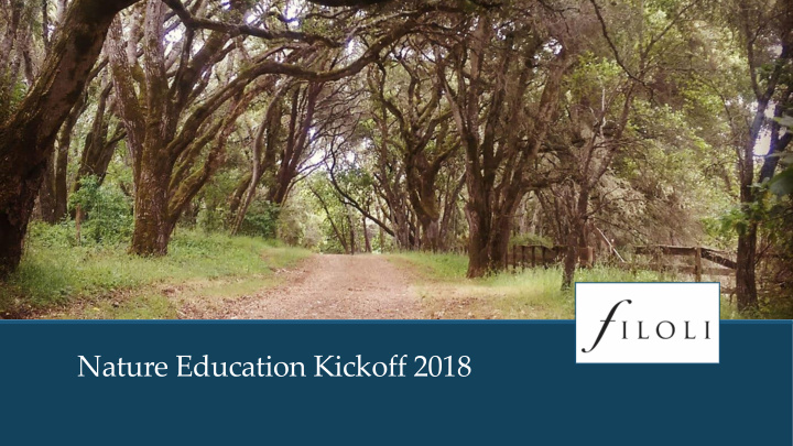 nature education kickoff 2018 years of service recognition