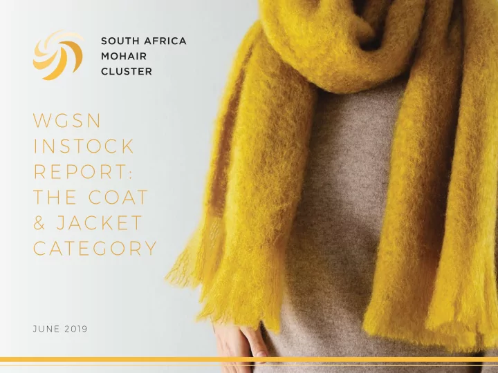 wg s n i n s to c k r e p o r t t h e coat jac k e t c at