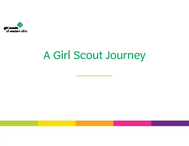 a girl scout journey agenda