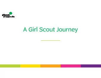 A Girl Scout Journey  Agenda  Introduction  K-W-L  Meeting Goals:  Use resources and girl-led
