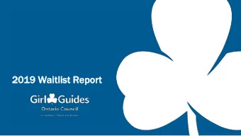 20  2019  19 Wai  aitl  tlist  ist Repo  port  Ba  Backgr  ground  ound  Growth  1800  1600  1400