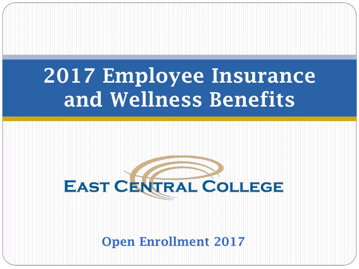 and wellness benefits