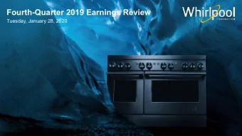 Fourth-Quarter 2019 Earnings Review  Tuesday, January 28, 2020  1  GLOBAL OVERVIEW  Marc Bitzer