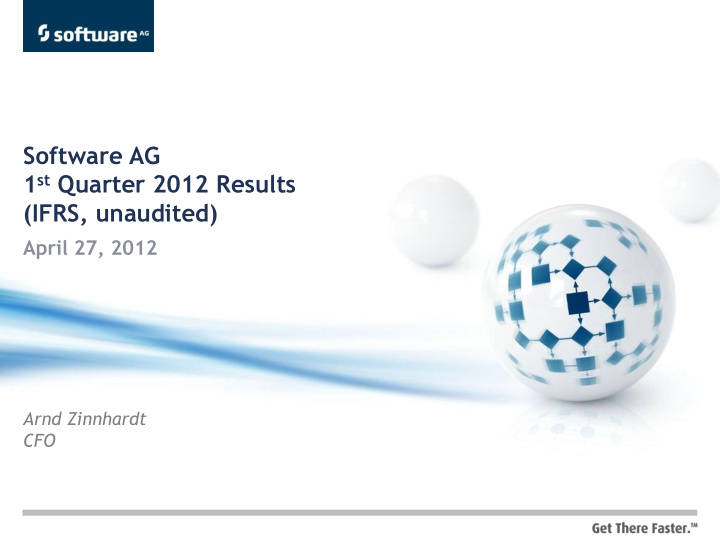 1 st quarter 2012 results