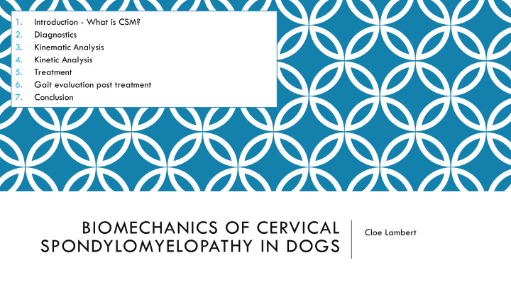 biomechanics of cervical
