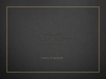 L u x  u r y i s p e r s o n a l .  Destination  Discover Dubai D e s t i n a t i o n  11