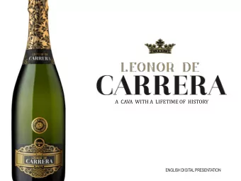 A  CAVA  WITH A  LIFETIME OF  HISTORY  ENGLISH DIGITAL PRESENTATION  A time honour Tradition  Brand