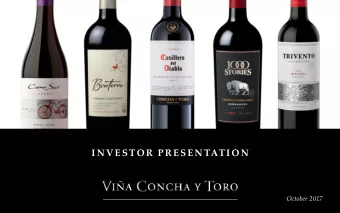 INVESTOR PRESENTATION  October 2017  Forward Looking Statements  This presentation contains