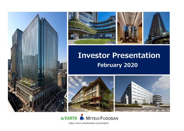 investor presentation