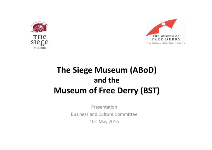 the siege museum abod