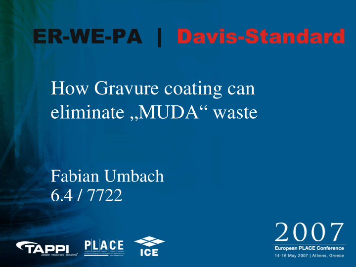 how gravure coating can eliminate muda waste