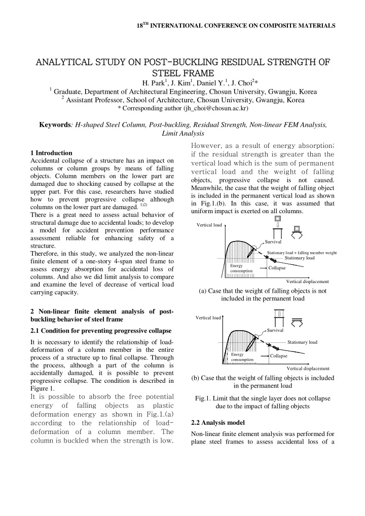 analytica cal study o on p post bu buck ckli ling
