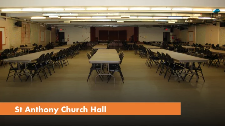 st anthony church hall church hall
