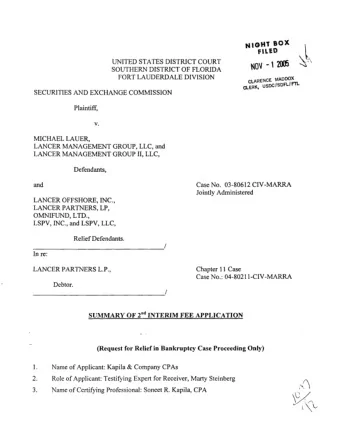 1 .4 This application is submitted in compliance with the Order Approving and  Adopting Guidelines