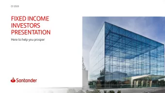 PRESENTATION  Here to help you prosper  Important information  Non-IFRS and alternative performance