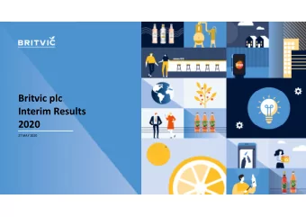 Britvic plc  Interim Results  2020  27 MAY 2020  Simon Litherland   Chief Executive Officer  A