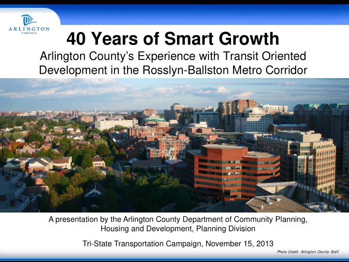 40 years of smart growth