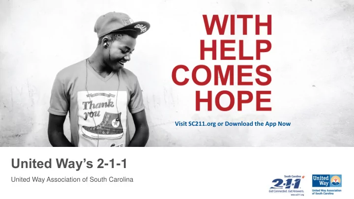 united way s 2 1 1