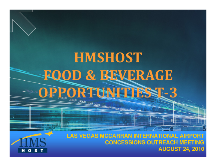 hmshost food beverage opportunities t 3