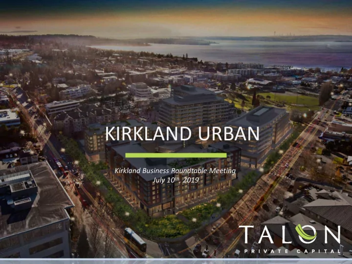 kirkland urban