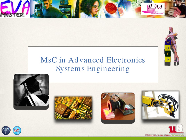 msc in advanced electronics systems engineering