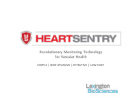 revolutionary monitoring technology for vascular health
