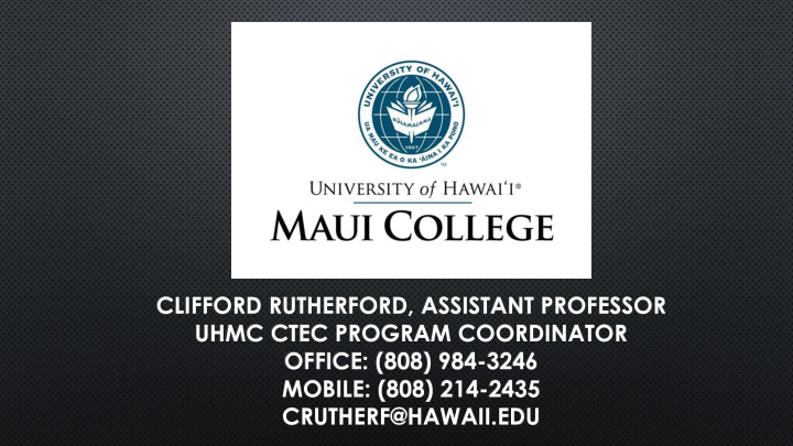 uhmc ctec program coordinator