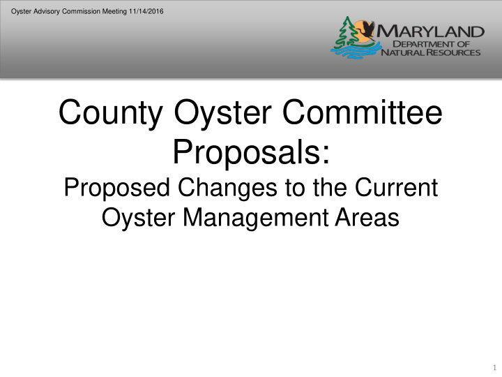 county oyster committee
