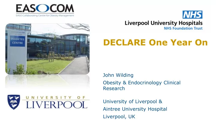 declare one year on