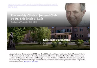 https://www.mdc-berlin.de/de/veroeffentlichungstypen/clinical-  journal-club  Als gemeinsame