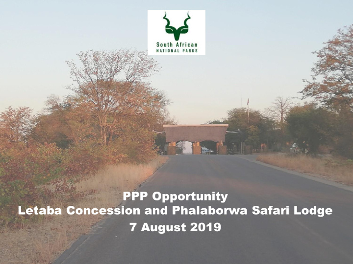 letaba concession and phalaborwa safari lodge