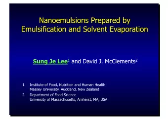 Definition of Emulsions  An emulsion is a colloidal dispersion of two immiscible liquids