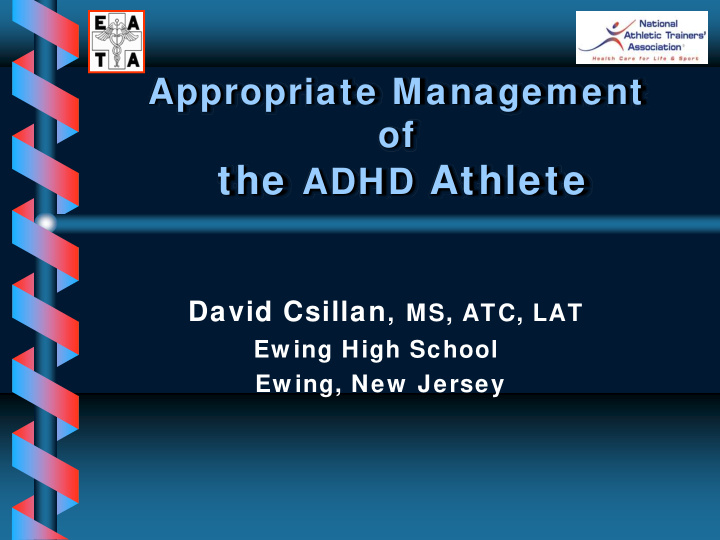 the adhd athlete