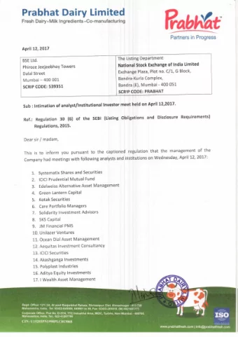 Q3 &amp; 9M FY17 RESULTS UPDATE  FEBRUARY 2017  DISCLAIMER This presentation and the following