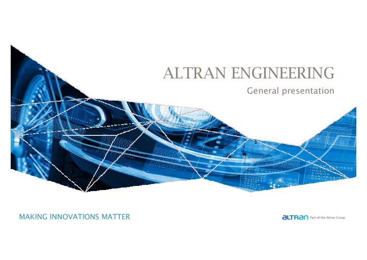 altran engineering