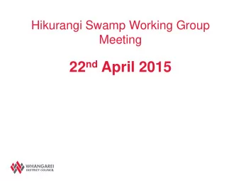 22 nd April 2015  Agenda  Topic/Owner  Information  1 Last Meeting Minutes  2