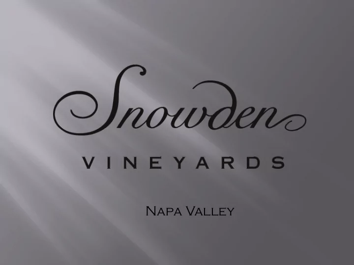 napa valley
