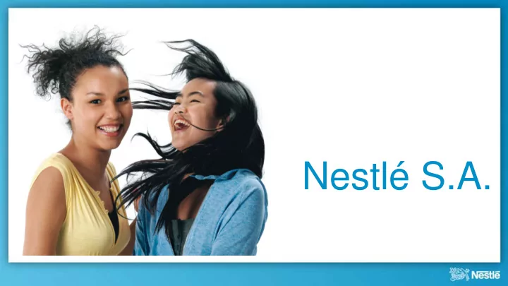 nestl s a disclaimer