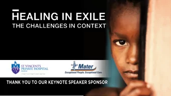 Le  Learnin  ings of  f a Psychosocia  ial  l Approach  when work  rkin  ing with  ith Tort  rture