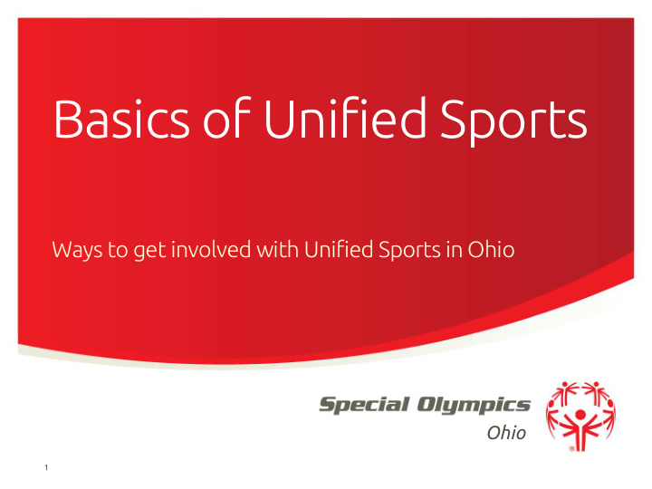 basics of unified sports